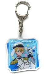 【中古】キーホルダー 星野アクア×シナモロール アクリルキーホルダー 「くじ引き堂 【推しの子】×サンリオキャラクターズ オンラインくじ」 C-2賞