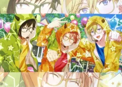 【中古】ポスター リバーシブルB2ポスター(9頁折) 二階堂大和＆和泉三月＆六弥ナギ/四葉環＆逢坂壮五  「アイドリッシュセブン」 電撃Girl’sStyle 2016年1月号付録