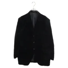 Yohji Yamamoto POUR HOMME (ヨウジヤマモト プールオム) 22AW VERTICAL VELVETEEN BLAZER バーティカル ベルベティーン ブレザー ジャケット ブラック HE‐J19‐021のサムネイル