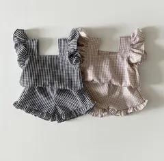 韓国風子供服 セットアップ 夏服 女の子