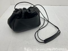 JIL SANDER リバーシブル ドローストリング ショルダーバッグ 巾着
