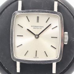 IWC Pt900 約8g 手巻き 文字盤:シルバー【動作状況:良好】レディース