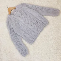 !美品【COMME CA ISM】コムサイズム ニット グレー 10064