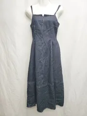 ◇ ◎Θ dazzlin ダズリン デニム ロング キャミ　ワンピース サイズS インディゴ レディース P  【1409250030796】