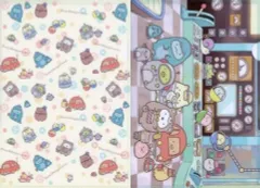 【中古】クリアファイル A5クリアファイル2枚セット 「映画 すみっコぐらしカフェ ～ツギハギ工場のふしぎな出会い～」