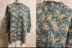 KN1606＊5L 大きいサイズやわらかダブルガーゼ素材ブラウスチュニック