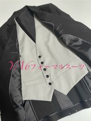★YA6 身長175cm ウエスト78cm 訳あり 新品未使用  メンズ 紳士 礼服 リバーシブルベスト付き フォーマル 礼装 冠婚葬祭 スリム
