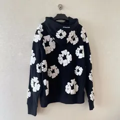 未使用  READYMADEレディメイド DENIM TEARS デニムティアーズ コラボ　スウェットパーカー/フーディー　ブラックのサムネイル