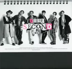 【中古】カレンダー EXILE THE SECOND 2018年度卓上カレンダー