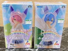 27. Re:ゼロから始める異世界生活Luminastaフィギュア セット レム ラム あめあがりの日 ※未開封品