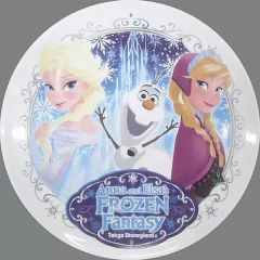 [중고] 접시·찻잔 아나운서 & 엘사 & 올라프 수베니아 플레이트 [아나운서와 눈의 여왕 아나운서와 엘사의 냉동 판타지] 도쿄 디즈니랜드 한정