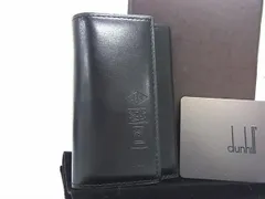 ■新品■未使用■ dunhill ダンヒル レザー 6連 キーケース 鍵入れ レディース メンズ ブラック系 AY0818