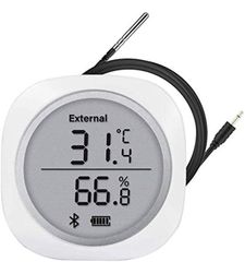 Size:IBS-TH1 PLUS Inkbird Bluetooth温湿度計 温度計 湿度計 スマートセンサー LCD大画面 データロガー 防水外部プローブ付き アラーム機能 マグネット付き グラフ記録 スマホで温度管理 湿度管理 (Inkbird-PLUS