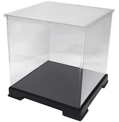 【特価セール】かしばこ商店 透明フィギュアケース 内寸 横幅26.8×奥行26.8×高さ25.8cm 272727