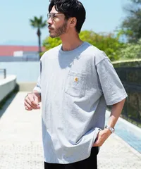新品 未使用 Carhartt(カーハート)CARHARTT　ポケット Tシャツ  208821 Heather Grey