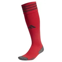 [アディダス] サッカー ソックス 靴下 ADI23SOCK IB4919 （レッド×ブラック/１９．０/Men's、Lady's） 1足組 [IB4919：チームパワーRED／B] [KXXL]