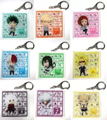 【中古】キーホルダー 全9種セット 「僕のヒーローアカデミア アクリルキーホルダー シモジマコラボver.」