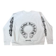 Chrome Hearts Horse shoe Crew Neck 未使用 M White
