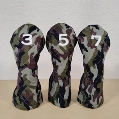 ゴルフヘッドカバー　フェアウェイウッド用3点セット　ハンドメイド