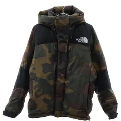 THE NORTH FACE ザノースフェイス Novelty Baltro Light Jacket ノベルティバルトロライト カモ柄ナイロンダウンジャケット カーキ/ブラック ND91845