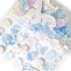 デコパーツ ビーズ ホイップデコ パーツ 【特典ビーズ含む・26セット展開・約110個】 ビーズセット トレカ デコパーツ アクリルビーズ 硬質ケース デコ パーツ ビーズ 手芸 ハンドメイド パーツ デコ 素材 可愛い デコレーション セット アクセサリー