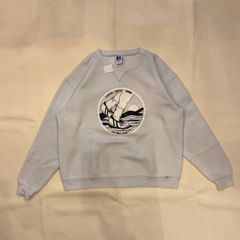 90s　usa　russell　スウェット　アート　カレッジ　短丈　グラフィック　【T-386】