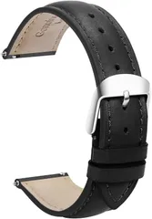 TStrap レザー時計ベルト20mm 18mm 19mm 22mm 本革腕時計バンド スマートウォッチベルト交換 メンズ 時計ばんど 時計べると バックルとスライド式バネ棒付き