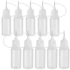 新品 ULTNICE ニードルボトル ニードルチップアプリケータ 接着剤ボトル DIY クーリングツール 針付き スポイトボトル 10mlパック10個のサムネイル