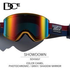 ゴーグル スノーボード スキー ダイス ショーダウン 24-25 DICE SHOWDOWN フォトクロミック グレー シャドーミラー SD45657 CML