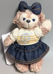 東京ディズニーリゾート ぬいぐるみバッジ Duffy and Friends シェリーメイ(Tシャツ&デニムスカート)/The Bear of Happiness and Luck 2013