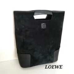 LOEWE　ロエベ　スエード　レザー　ハンドバッグ