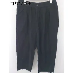 ◇ SENSE OF PLACE by URBAN RESEARCH リネン混 ワイド パンツ サイズM ブラック レディース  【中古】 【1111090005659】