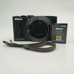 【箱付き】Nikon COOLPIX S8200 デジカメ ブラック Nikon COOLPIX S8200 16.1MP Digital Camera Black 18208262885