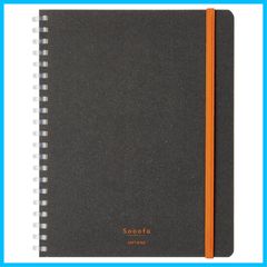 【新着商品】ブラック 4mm方眼 変形 B6 ス-SE748S4-D Sooofa ソフトリングノート ノート コクヨ(KOKUYO)