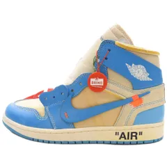 NIKE (ナイキ) ×OFF-WHITE AIR JORDAN 1 POWDER BLUE UNC オフホワイト ...