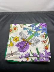 値下げ！GUCCI⭐︎紫陽花⭐︎ブルーム⭐︎大判ストール ショール スカーフ GUCCI⭐︎紫陽花⭐︎ブルーム⭐︎大判ストール ショール