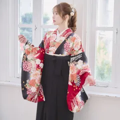 新品袴3点セット 卒業式 小学生 大学生 はかま 袴セット レディース 44BK