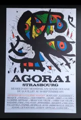 【当時の希少品】ジョアン・ミロ　オリジナルリトグラフポスター　サラ・ガスパー 当時の希少品】ジョアン・ミロ オリジナルリトグラフポスター