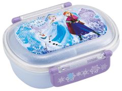 スケーター(Skater) アナと雪の女王 子供用 キッズ お弁当箱 1段 360ml ふわっと 抗菌 キッズランチ 日本製 食洗機対応 電子レンジ対応 アナ雪 幼稚園 保育園 小学生 小学校 人気 プレゼント 遠足 ピクニック 可愛い 水色 紫 パープル