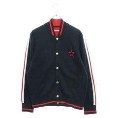 GIVENCHY (ジバンシィ) Back Logo Star Bomber Jacket バック ロゴスター ボンバージャケット ブルゾン ブラック BM000J4Y0B