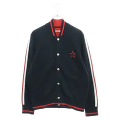 GIVENCHY (ジバンシィ) Back Logo Star Bomber Jacket バック ロゴスター ボンバージャケット ブルゾン ブラック BM000J4Y0Bのサムネイル