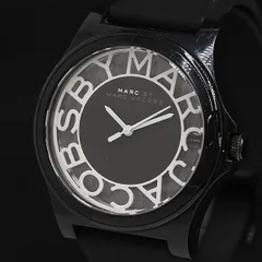 稼働 良品 マークバイマークジェイコブス MBM4019 QZ ブラック文字盤 レディース腕時計 2000000 NSK SRR