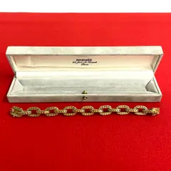 HERMES ゴールドリング ボックス付き HERMES エルメス エクスリブリス リング カレッジリング 指輪