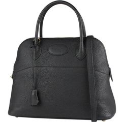 HERMES/エルメス　ボリード31（2WAYハンドバッグ）　トリヨンクレマンス　ブラック×ゴールド金具　Y刻印【新品同様品】
