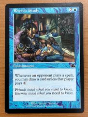 状態B リスティックの研究 Rhystic Study 英語版 MTG MAGIC The Gathering