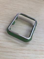 ライトグリーン アップルウォッチ カバー ケース AppleWatch レディース かわいい おしゃれ 側面 保護枠 保護ケース 40mm 41mm 42mm 44mm 45mm シリーズ se 9/8/7/6/5/4 対応