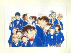 【中古】セル画・原画 名探偵コナン 青山剛昌特大複製原画 ＜100巻記念集合表紙＞