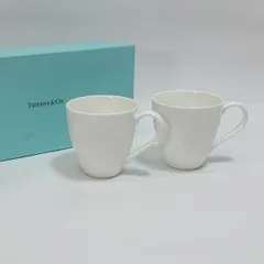 TIFFANY&Co. / ティファニー ◆【洋食器】ティファニー/テラス　ペアマグカップ すまい 雑貨 西洋磁器 ギフト【未使用】 