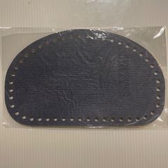 【編み物作品用底板】20cm×12cm48目 デニム風nozomiさん製作 ロシアヤーン かぎ針編み ハンドメイド バッグ 糸 tシャツヤーン ズパゲッティ
