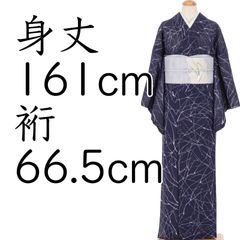 美品！夏大島紬＊本場大島紬＊居敷当て付き＊黒紫色＊希少＊着物